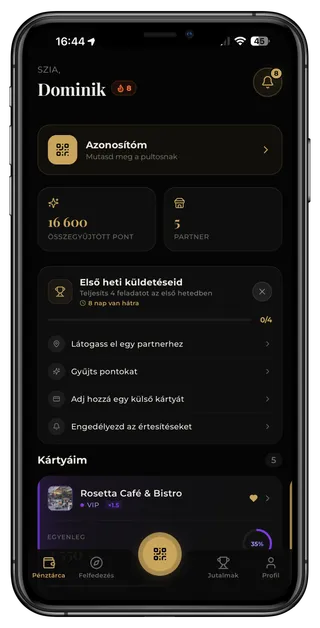 Revino app — digital loyalty card on your phone